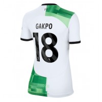Liverpool Cody Gakpo #18 Bortatröja Dam 2023-24 Kortärmad